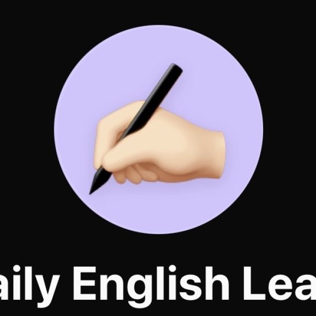 Daily English Learn WhatsApp Kanal